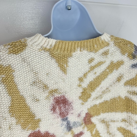 Madewell Tie Dye Westford Wide Sleeve Boxy Crop Pullover Sweater Knit Size XXS‎ - Picture 7 of 11